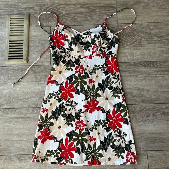 Ekarta  Floral Self Tie Strappy Summer Dress - Picture 4 of 13